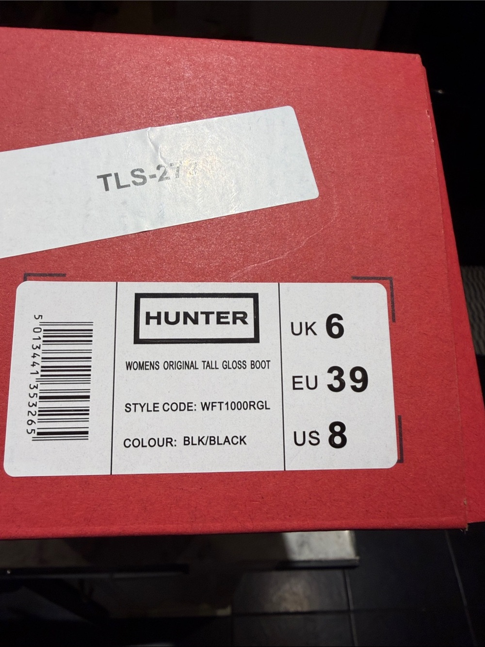 Hunter Black Gloss Tall Boots - Picture 12 of 12